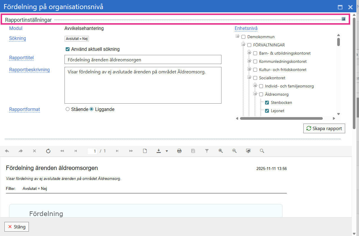 Ändra inställningar