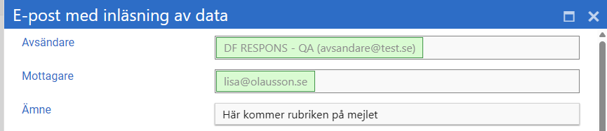 Låsta fält för redigering