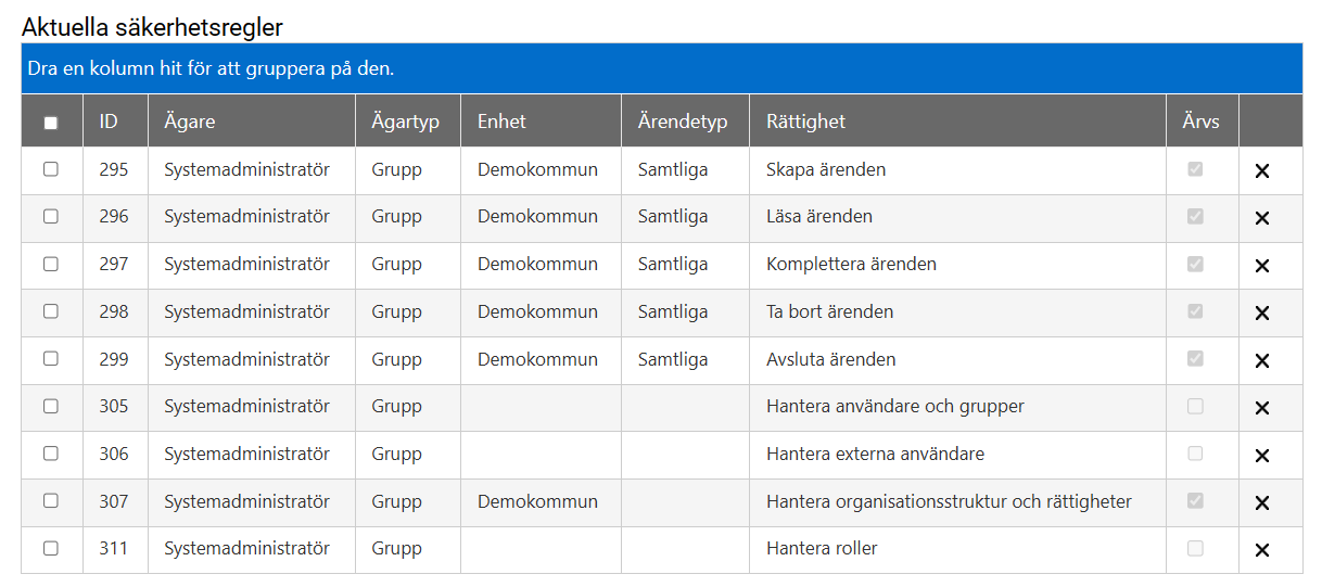 Tilldelning via grupp