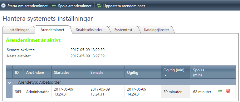 Inställningar - DF RESPONS